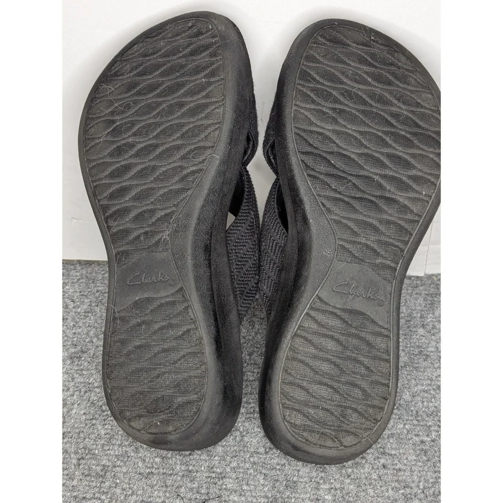 Women's Clarks, Arla Wave Adjustable Sandal 76960 Black‎ Size 7M Cloudstepper